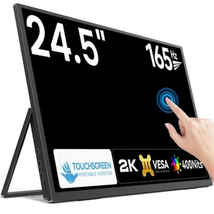 EVICIV Touch Tragbarer Monitor 24,5 Zoll Mobiler Monitore QHD 165Hz Display HDMI - Bild 1 von 10