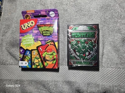 Mattel UNO Teenage Mutant Ninja Turtles Card Game W/ Special Rule plus card deck - Image 1 of 4