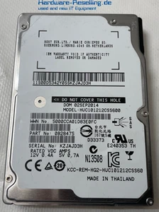 HGST 1.2TB 2,5 " SAS-2 6G 64MB 10K Ultrastar HUC101212CSS60 0B28475 - Photo 1/1