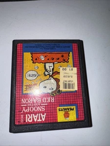 Peanuts Snoopy and The Red Baron (Atari 2600) 1986 Rare - Picture 1 of 5