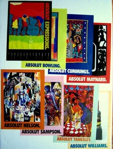 ABSOLUT EXPRESSIONS – 1997 – 16-page COMPLETE SET print ads - 8”x11”- MINT - Picture 1 of 17