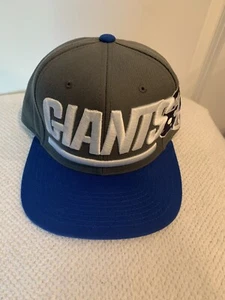NFL NY Giants Vintage Gray/Blue with helmet on side New Cap Hat snapback - Picture 1 of 5