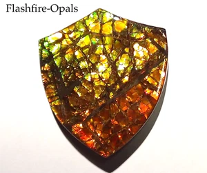 48 gramos!! I Coleccionista Ammolite /Escapa Dragón Rojo Verde-Dorado-Naranja + VIDEO - Imagen 1 de 9
