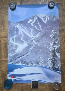 VINTAGE 1980's I Love New York Poster Whiteface Mountain Wilmington, NY 24x36" - Picture 1 of 4