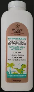 Polvo para bebé almidón de maíz puro hipoalergénico con aloe y vitamina E 9 oz - Imagen 1 de 2