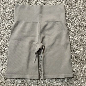 Ryka Damen hohe Taille gerippt Training nahtlos Fahrrad Shorts Elasthan Booty Lift S - Bild 1 von 8