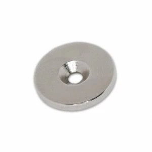 10x Strong OD22.5 x ID4 x H3 N45 Rare Earth Countersunk Ring Magnets Neodymium - Bild 1 von 4