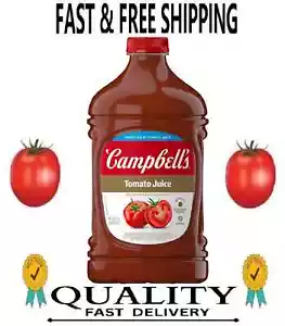 Campbell’s 100% Tomato Juice, 64 fl oz Bottle - Picture 1 of 4
