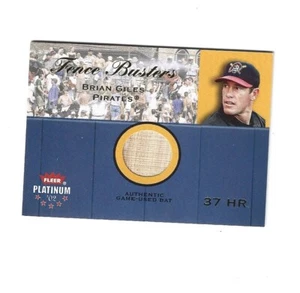 Fleer Platinum Fence Busters 2002 #7 Brian Giles Pittsburgh Pirates - Imagen 1 de 1