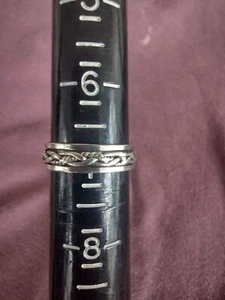 Celtic Knot Style Spinner Ring . 925 Size 7 - Picture 1 of 2