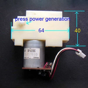 1x For MABUCHI DC6.5V RF-370C Micro Button-Type Generator With Capacitor Storage - Picture 1 of 9