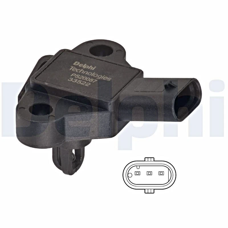 DELPHI Ladedruck Saugrohrdrucksensor Für AUDI CUPRA SEAT SKODA 17-21 04E906051H - Bild 1 von 1