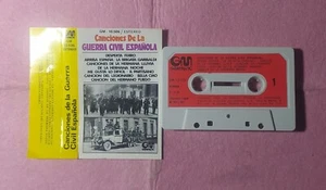 Cassette CANCIONES DE LA GUERRA CIVIL ESPAÑOLA - Gramusic GM 10.506  (EX/EX) - Picture 1 of 1