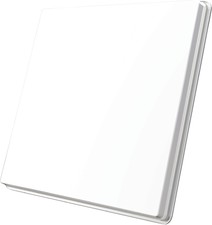 Selfsat H50D Flacher Satellitenspiegel Satellitenantenne Single LNB Version weiß