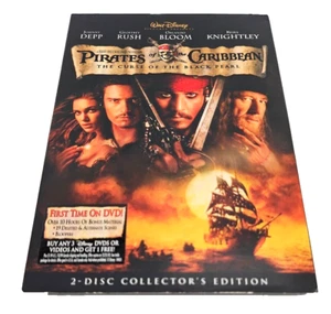 Pirates Of The Caribbean DVD Video Movie PG-13 Adventure Johnny Depp - Picture 1 of 5