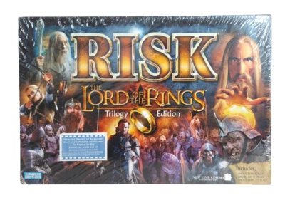 NEW Risk Lord Of The Rings Game Trilogy Edition Vintage 2003 *SEALED box w/flaw - Image 1 of 4