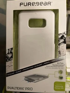 PUREGEAR DUALTEK PRO WHITE ANTI-SHOCK CASE HARD COVER SAMSUNG GALAXY S8 + plus - Picture 1 of 1