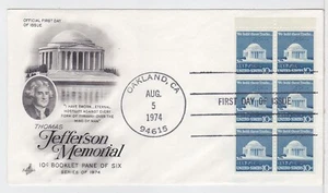 TurtlesTradingPost- Jefferson Memorial Booklet 1973 FDC #1510d Artcraft - Picture 1 of 1