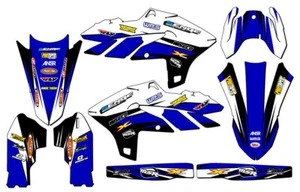 2024-2025 YZ 250 F 4-STROKE VELOCITY Blue Senge Graphics Kit Compatible - Picture 1 of 4