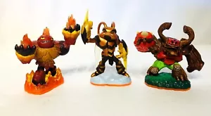 LOT of 3 Skylander Giants 3" Hot Head,Swarm,Tree Rex WiiU Xbox PS3 Figure - Bild 1 von 5