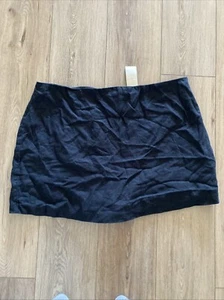 Abercrombie The A&F Scarlett Mini Skort XL Black - Picture 1 of 5