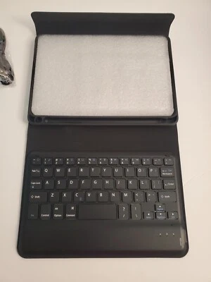Wireless Mini Keyboard with Leather Case - Image 1 of 4