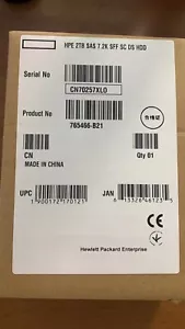 New 765466-B21 HP 2TB 12G SAS 7.2K RPM 2.5" 512E HDD 765873-001 765452-002 - Picture 1 of 6