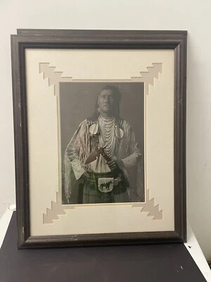 FOTOGRAFÍA SEPIA NAVAHO INDIO NATIVO AMERICANO EDWARD CUSTIS MUY RARA DE COLECCIÓN Foto 1 de 4