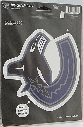 NHL Vancouver Canucks 5 1/2" by 6" Auto Die-Cut Magnet by WinCraft Cover