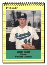 1991 Waterloo Diamonds ProCards #1248 Lance Banks