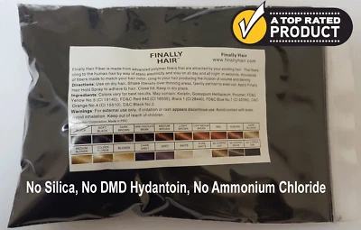 Keratin Hair Building Fibers Refill 500g FINALLY HAIR Loss Concealer Filler - Image 1 of 4