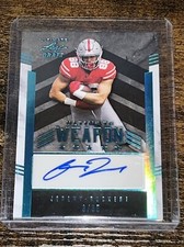 2022 Leaf Ultimate Draft #UW-JR1 Jeremy Ruckert Ultimate Weapon Auto Blue /35