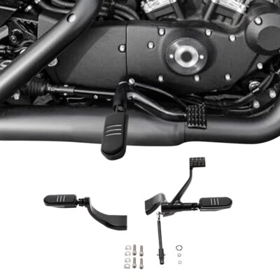 Kit de control medio estriberas palanca apta para Harley Sportster XL883 1200 2014-2022 EE. UU. Foto 1 de 4