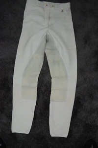 GOLDEN DRESS Reithose Volllederbesatz weiß Gr. 36 - Bild 1 von 7