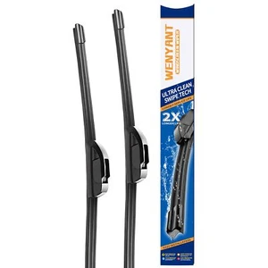 24" + 18" Universal Wiper Blades All-Season 2 Pack for Cars - Picture 1 of 6