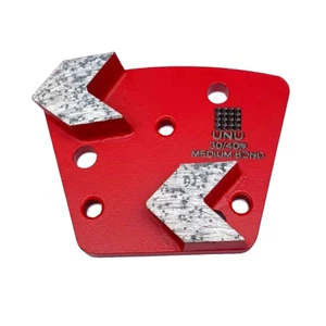 30/40 Medium Bond Diamond Grinding Shoes 2 arrows-Concrete Prep: Diamatic/Sase - Picture 1 of 2