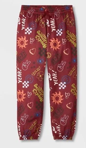 Girls Red Art Class Sleepwear Lounge Pajama Pants Medium - Picture 1 of 3