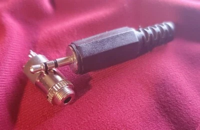 2.5mm Stereo(1)Female Socket + (1)Male plug New (2) Pieces Solderable USA - Image 1 of 3