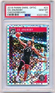 2018-19 Donruss Optic OG Anunoby Checkerboard SP #23 PSA 10 - POP 2 - Picture 1 of 2