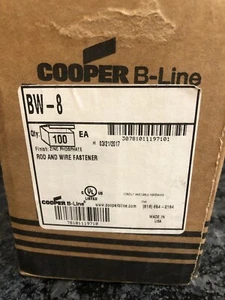 Cooper B-Line BW-8 Rod & Wire Fastener Box (100) - Picture 1 of 3