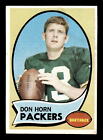 Don Horn 1970 Topps #159 Green Bay Packers Ex