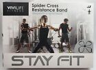 Vivilife -Spider Cross Resistance Band Kit - For An Active Lifestyle.  Black/Red