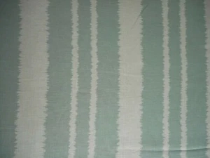ANDREW MARTIN "JAVA SEA BLUE" 1,4 metros raya ikat tela remanente - Imagen 1 de 5