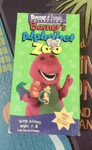 Barney's Alphabet Zoo VHS 1994 Barney & Friends Collection White VHS Tested - Picture 1 of 5