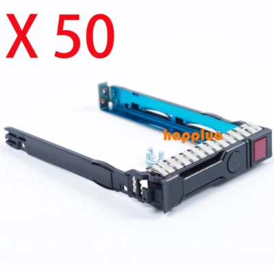 50pcs  651687-001/651699-001 2.5"HDD Tray Caddy For hp dl60/dl380/dl350/dl360 g9 - Image 1 of 4