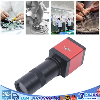 Microscopio de video HDMI cámara VGA lente USB digital industrial HD 1080p 14mp 60FPS Foto 1 de 4