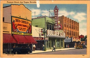 LAS VEGAS, NEVADA - FREMONT STREET - CASINOS - POSTALES - POSTAL DE COLECCIÓN - Imagen 1 de 2