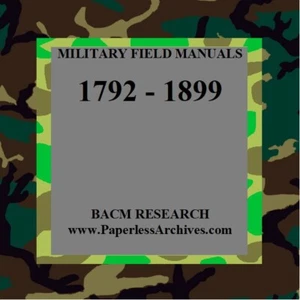 Military Field Manuals 1792-1899 USB Drive - Foto 1 di 6