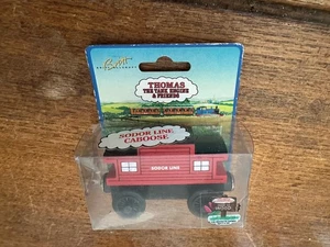 1994 Learning Curve hölzerner Thomas Train flacher Magnet Sodor Line Begleitwagen! NEU! - Bild 1 von 2