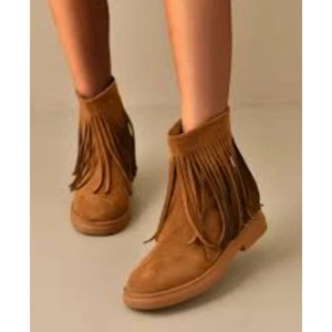 Kate Spade Botas Betsie Too Flecos Gamuza Botín al Tobillo WMNS 7.5 Marrón Camel - Imagen 1 de 11